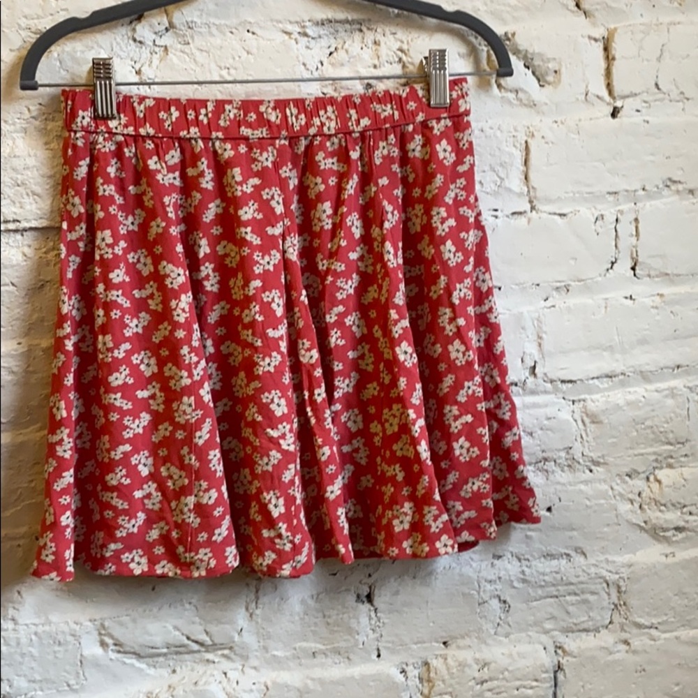 Small AE floral swing skirt